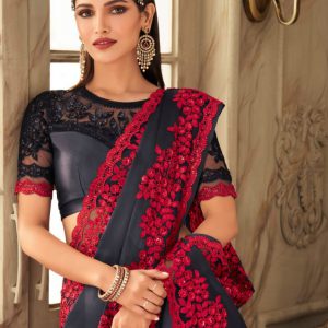 Shaded Silk Designer Saree