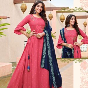 3xl Full Gown with Duppata